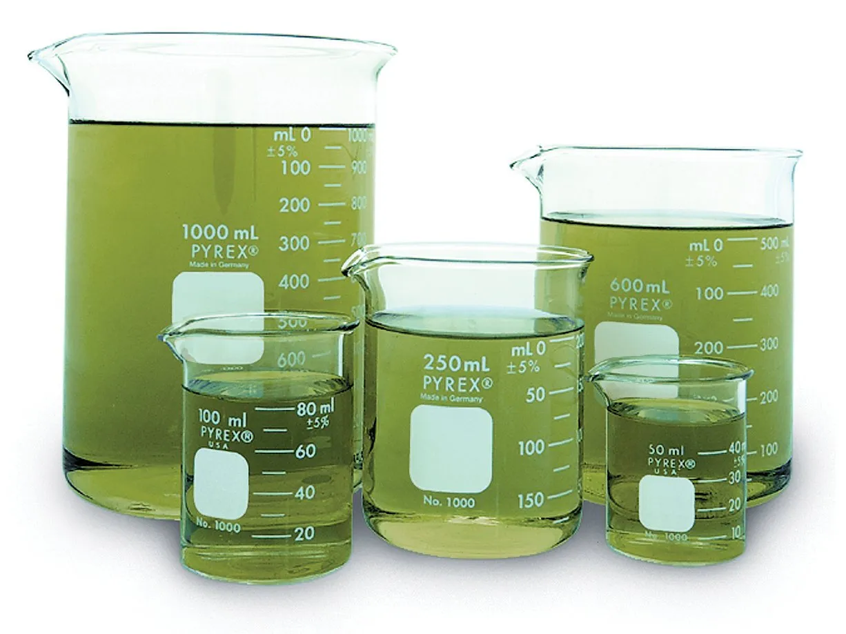 Corning Pyrex Beaker Set